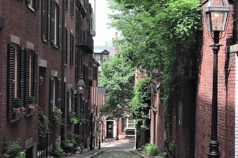 Street in Boston.