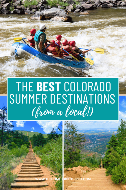 Colorado in the summer pin for pinterest. 