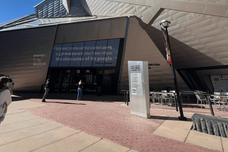 Denver Art Museum Entrance.