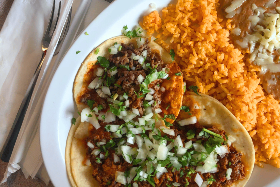 Tacos from El Taco De Mexico