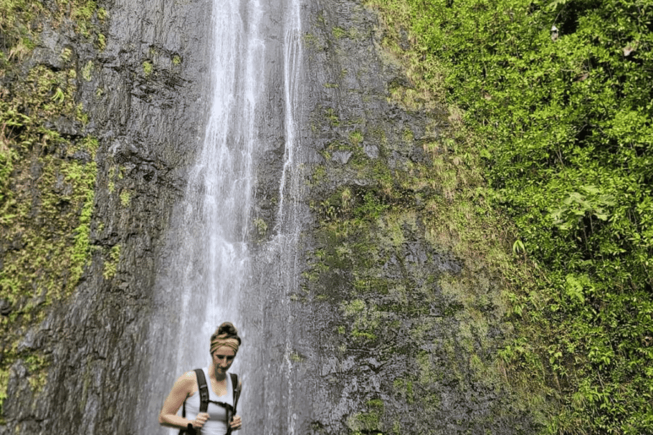 chasing waterfalls on oahu. 