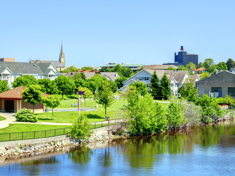 Sheboygan waterfront. 