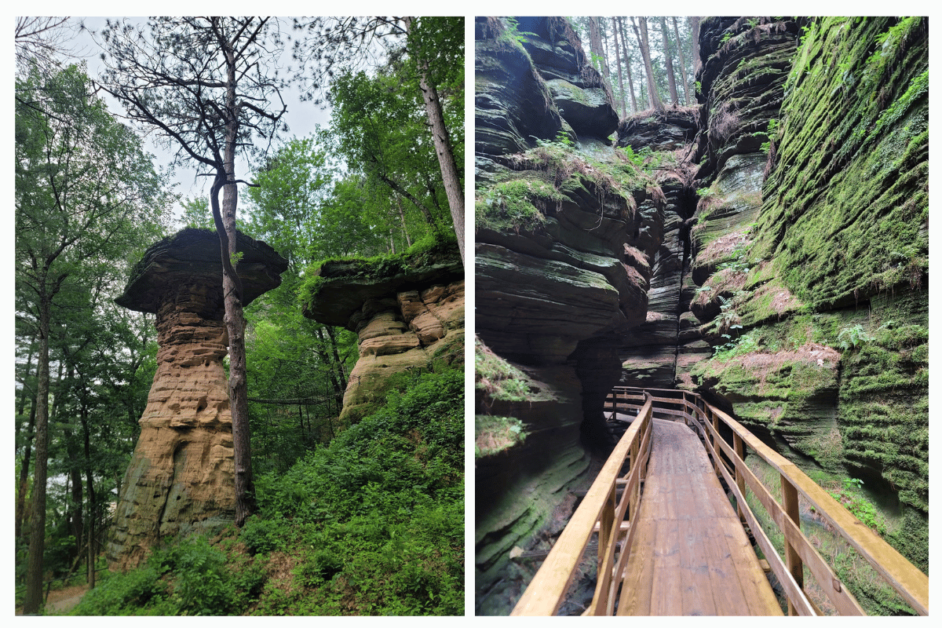 Witches Gulch- Best hikes in Wisconsin. 