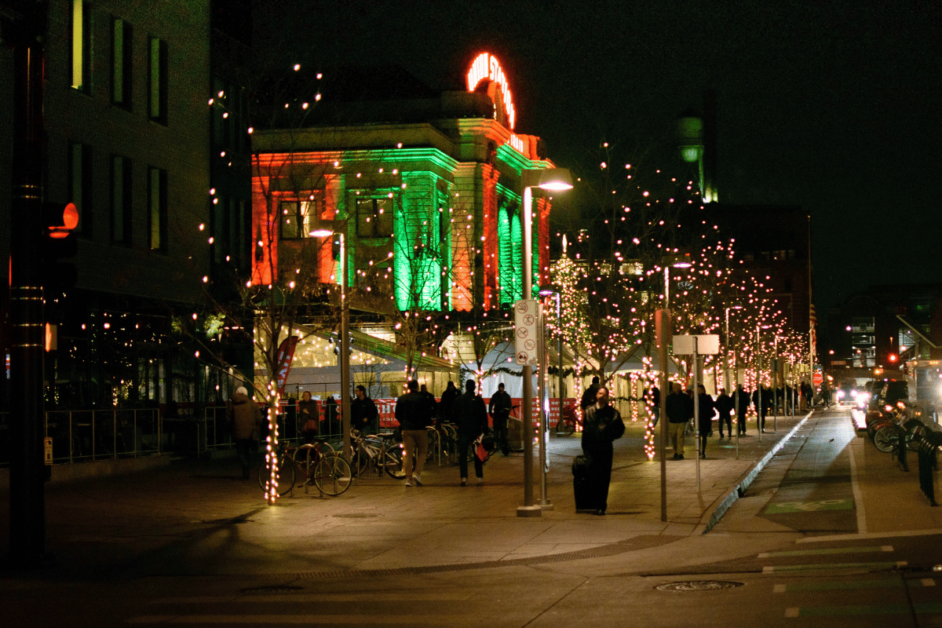 Union Station during Christmas time