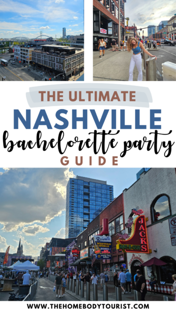 nashville bachelorette party guide pin for pinterest. 