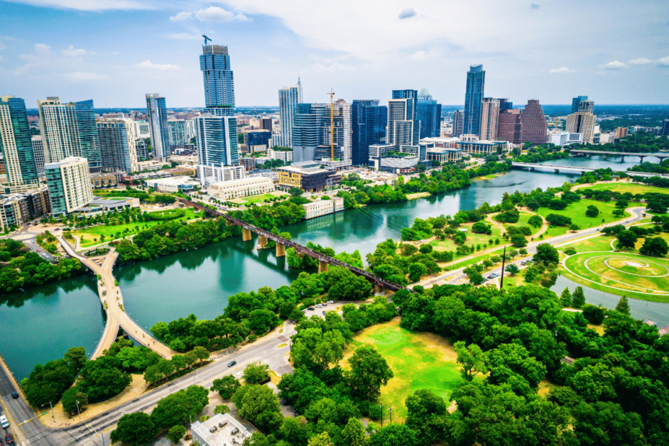 Austin, TX skyline. 