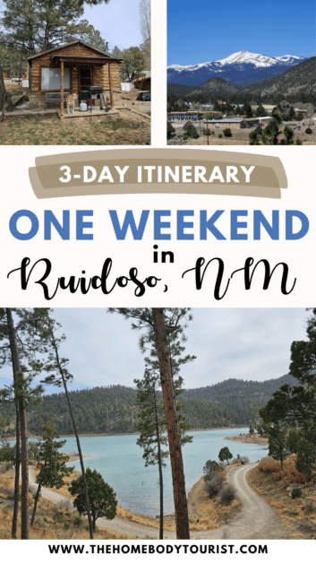 One weekend in Ruidoso, New Mexico pin for pinterest. 