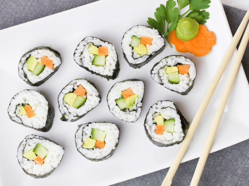 Make your own sushi. 