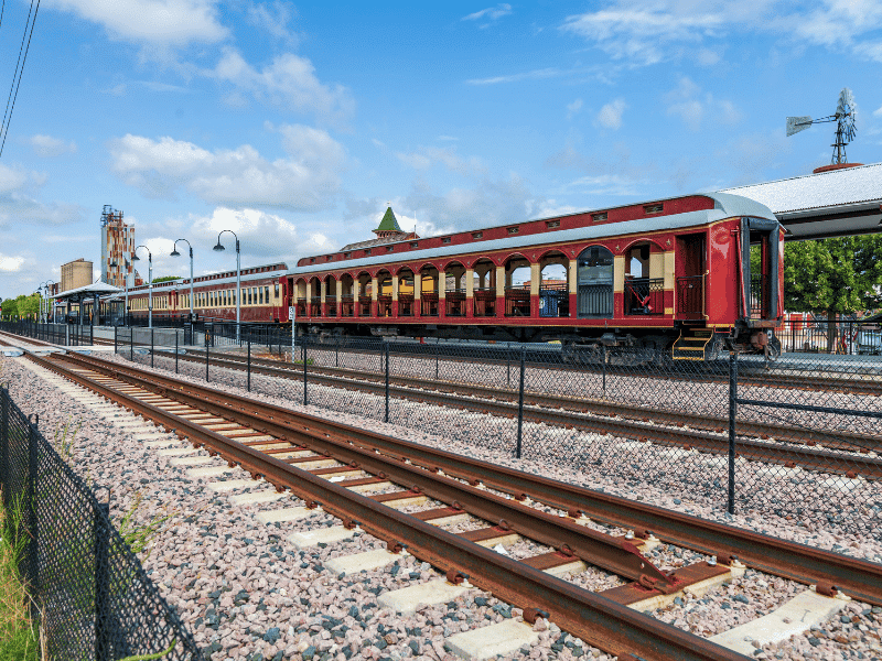 Grapevine railroad. 