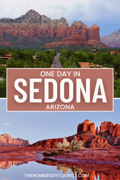 1 day in sedona pin for pinterest. 