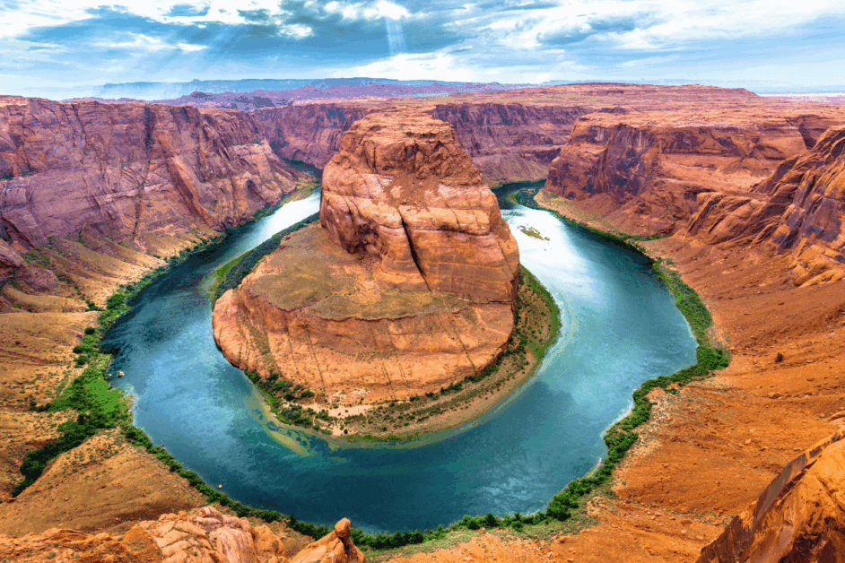 Horseshoe Bend Trail in ARizona. 