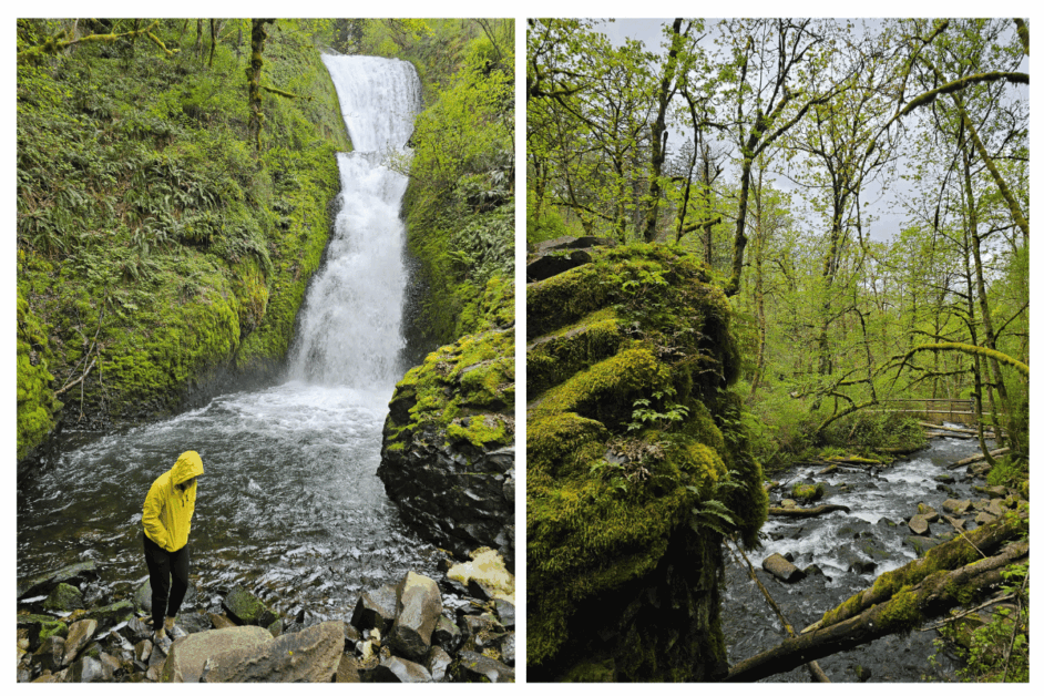 Bridal Veil Falls in Oregon.