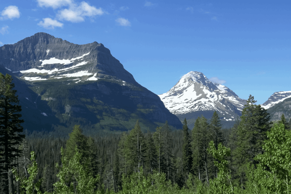 Glacier National Park views.