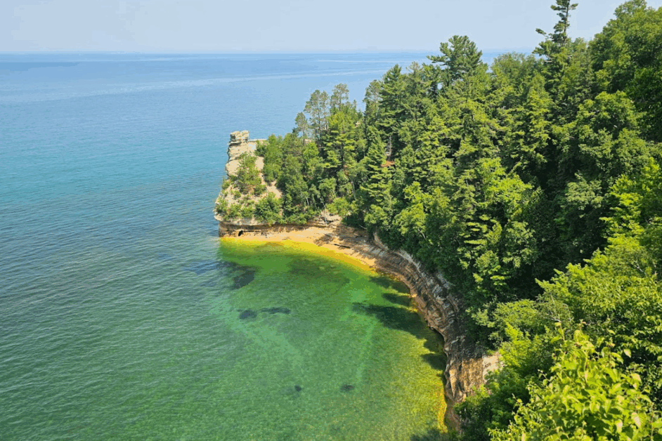 MIners Castle day trip from Marquette to Munising, MI.