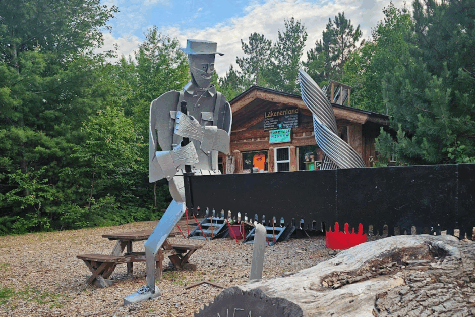 sculpture park in marquette.
