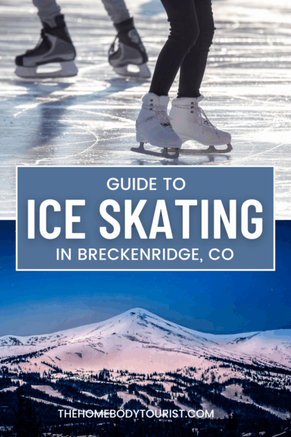 ice skating breckenridge, CO pin for pinterest