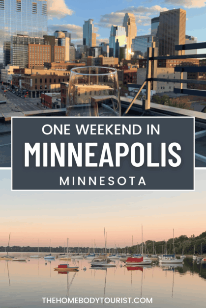 One Weekend in Minneapolis pin for pinterest.