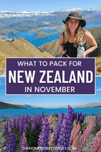 What to pack for new zealand in november pin for pinterest. 
