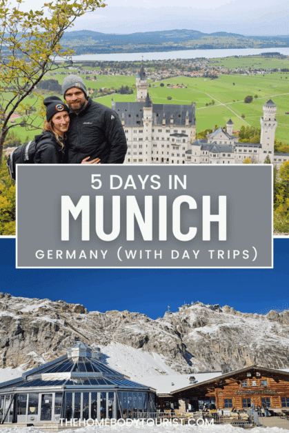 5 days in Munich pin for pinterest.