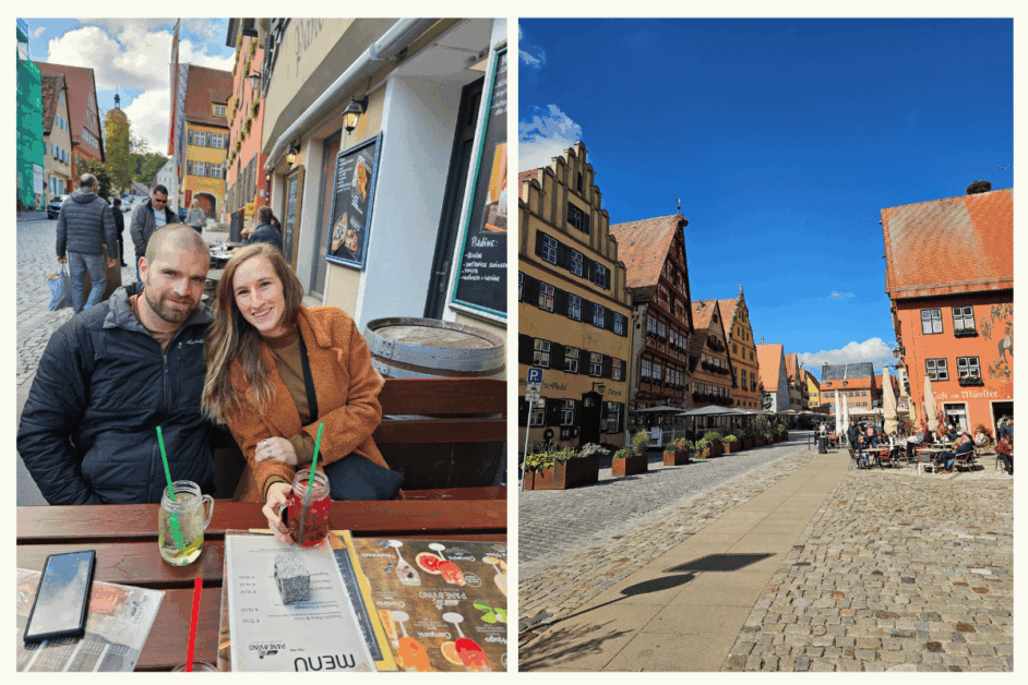 dinkelsbuhl along the romantic road in germany.