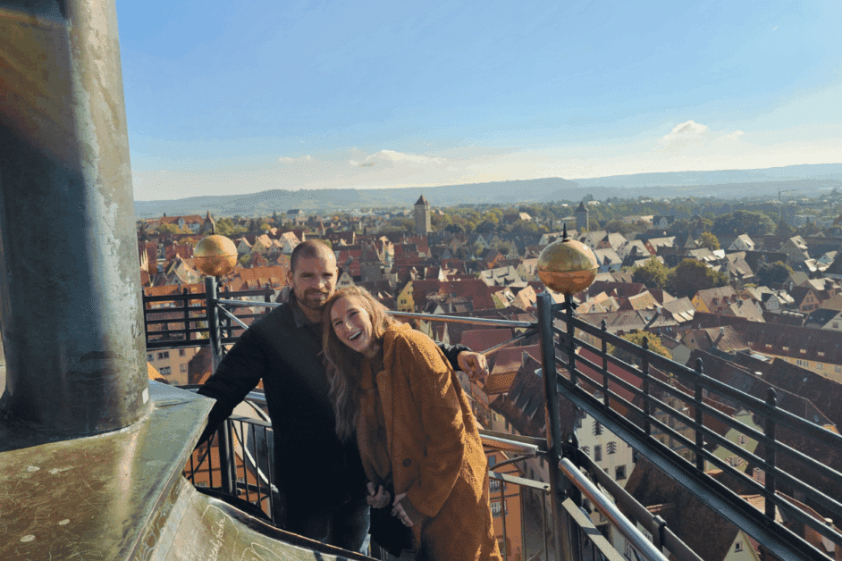 town hall overlook in Rothenberg.