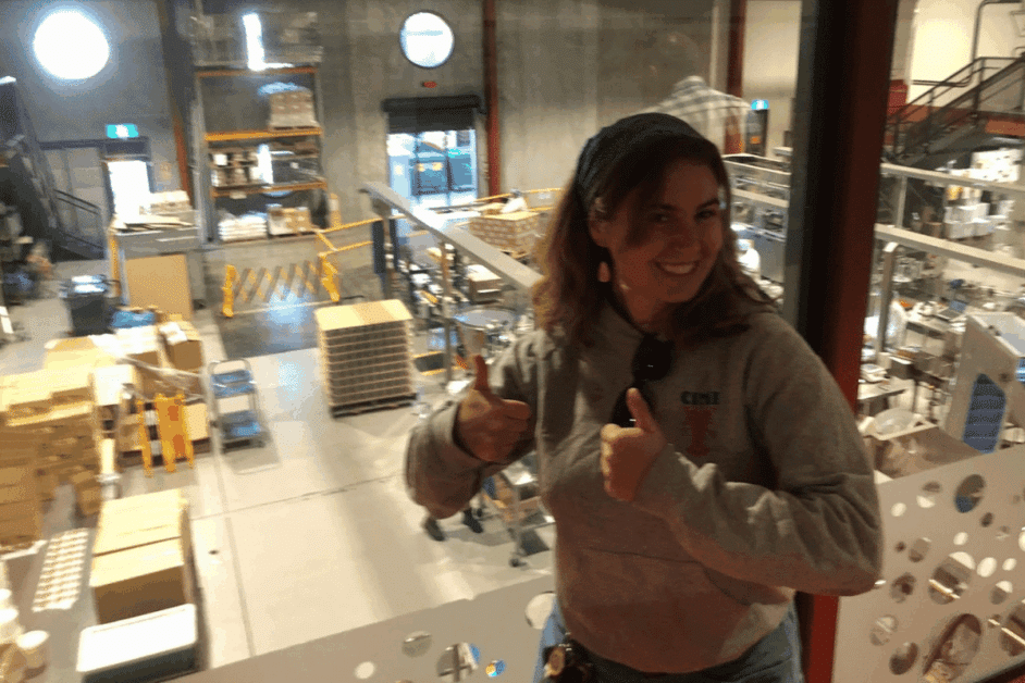 PB Factory tour in Nelson.