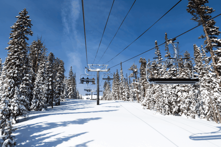 ski hill in breckenridge.