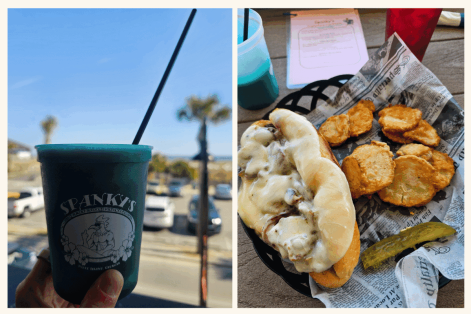 lunch at spankys on tybee island