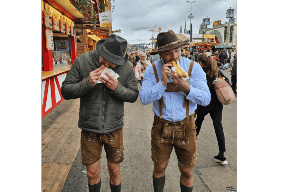 food at Oktoberfest. 