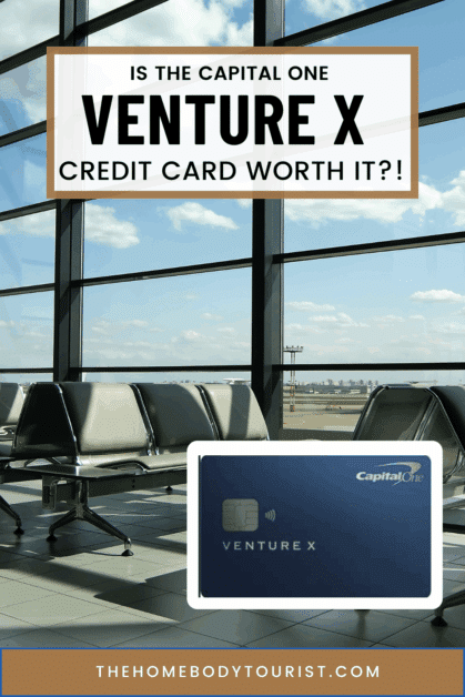 is the capital one venture x credit card worth it? pin for pinterest.
