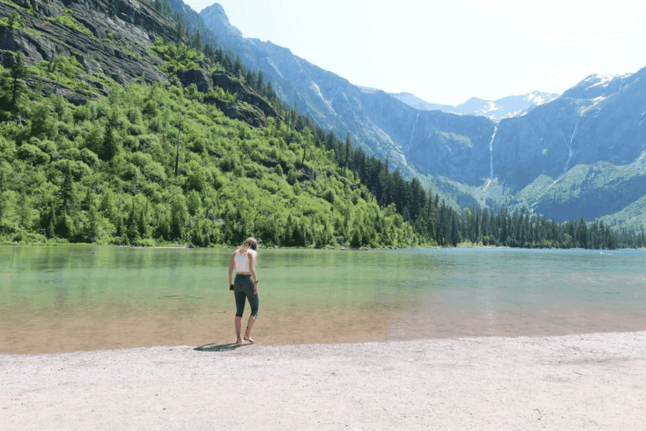 Avalanche lake in glacier national park. 