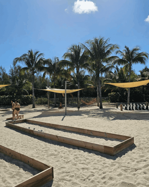 yard games at Bimini Beach Club