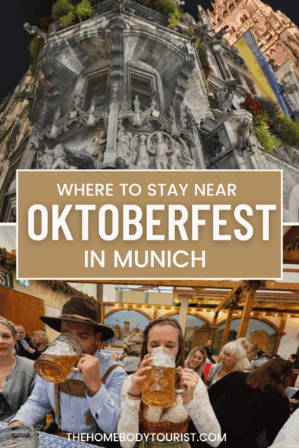 where to stay near oktoberfest in munich pin for pinterest.