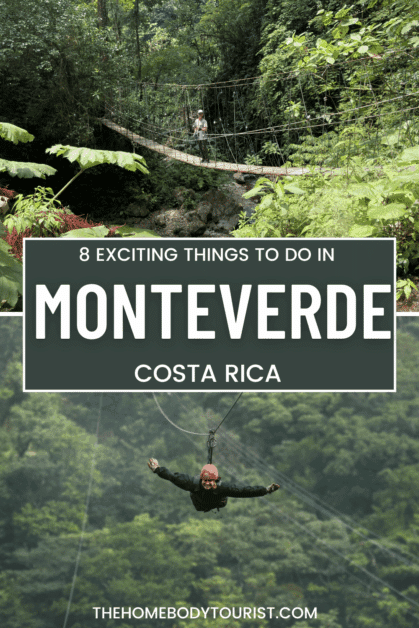 things to do in monteverde costa rica pin for pinterest. 