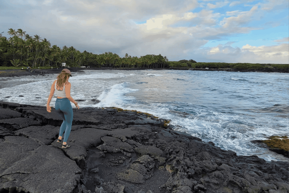 lava beach on the big island of hawaii. 