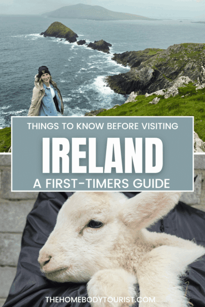 things to know before visiting ireland pin for pinterest.