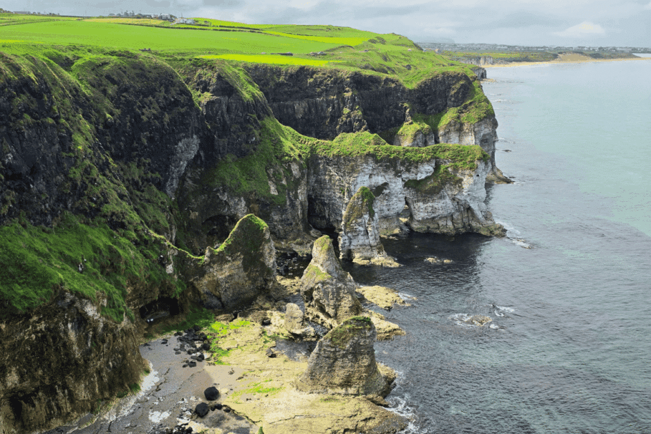 coastline views in Northern Ireland. 