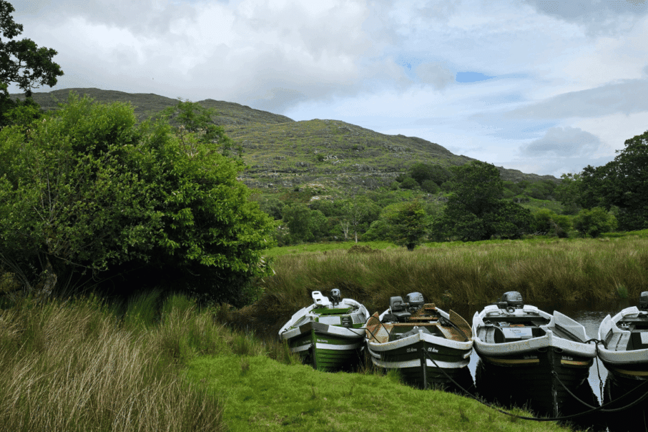 boat ride in killarney national park.