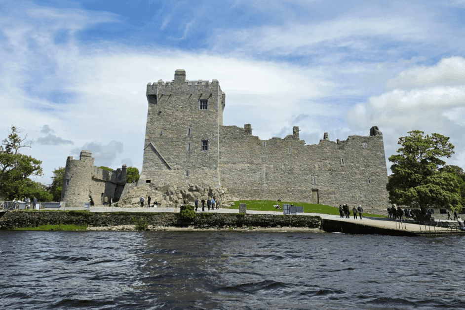 ross castle in killarney national park. 