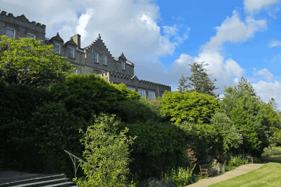 Ballynahinch Castle walking path. 