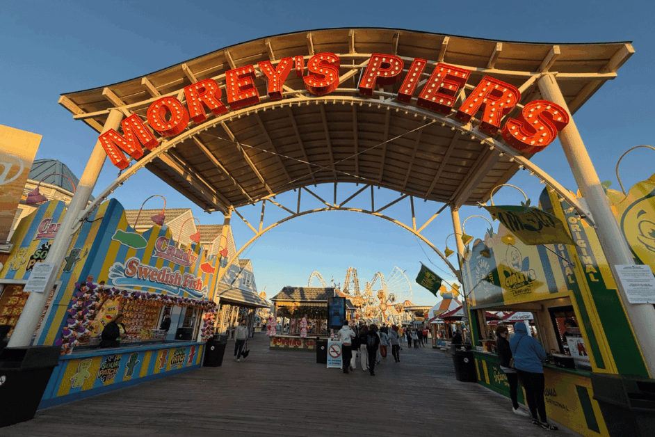 Moreys Piers during 2 days in Wildwood itinerary