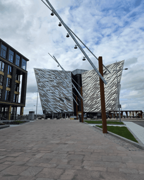 Titanic building in northern ireland. 