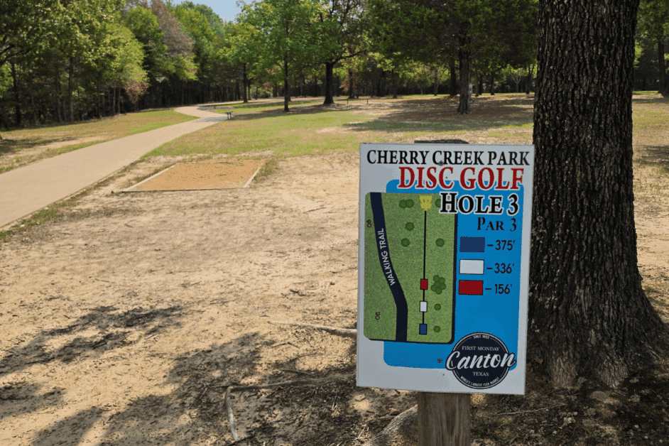 disc golf Cherry creek park