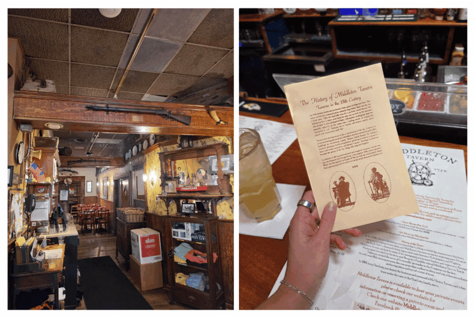 Middleton Tavern in Annapolis.